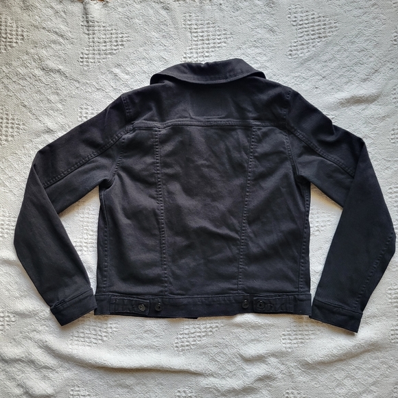 Levi's Black Button Up Denim Jacket - Picture 2 of 11